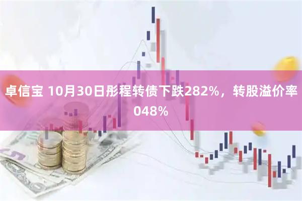 卓信宝 10月30日彤程转债下跌282%,转股溢价率048%