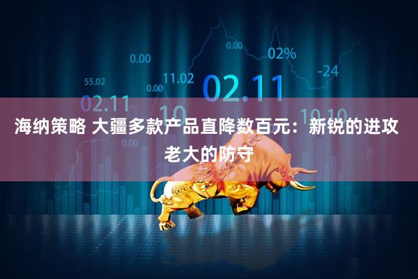 海纳策略 大疆多款产品直降数百元:新锐的进攻 老大的防守
